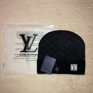 Louis Vuitton Black Beanie
